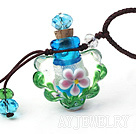 花Ş琉璃香水瓉链（颜色随机Q吊坠款